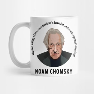 Chomsky's Challenge: Redefining Terrorism with Intellectual Vigor Mug